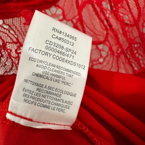 NEW FOR LOVE & LEMONS Casey Maxi Dress in Red - Picture 16 of 17